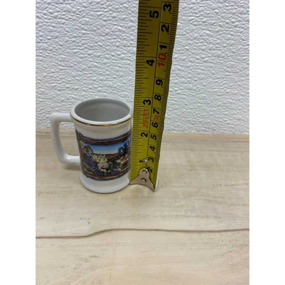 Vintage Oklahoma Ceramic Toothpick Holder Travel Souvenir